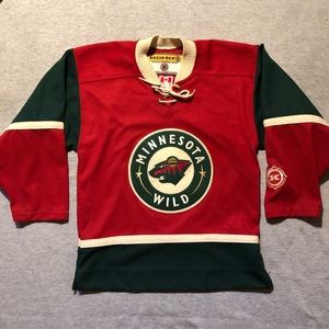 Youth Authentic Minnesota Wild Jersey